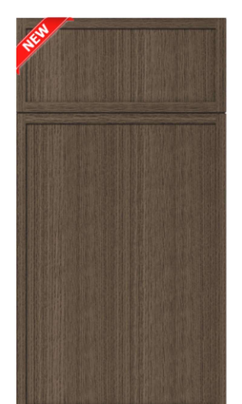 Slim Amber Oak Slim Shaker kitchen cabinet door finish