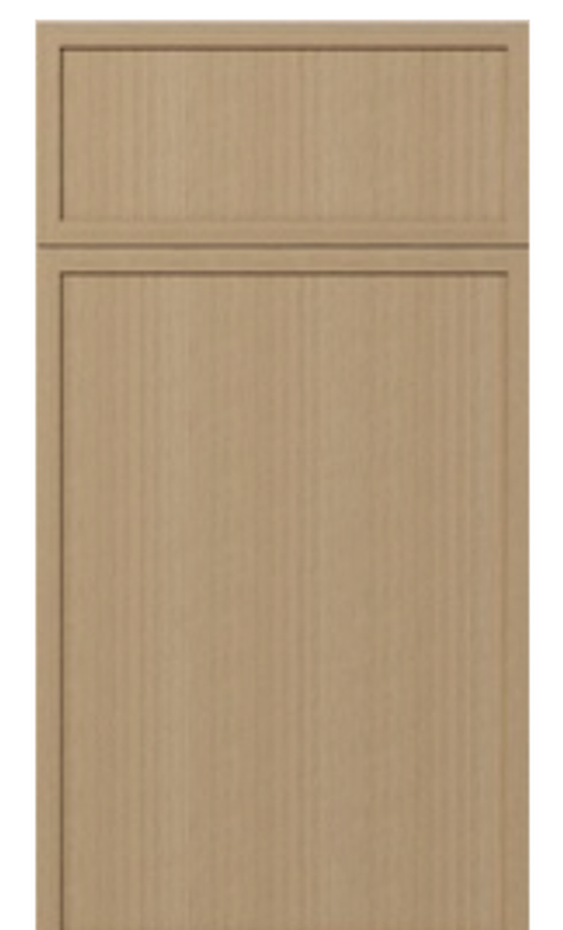 Slim White Oak Slim Shaker kitchen cabinet door finish