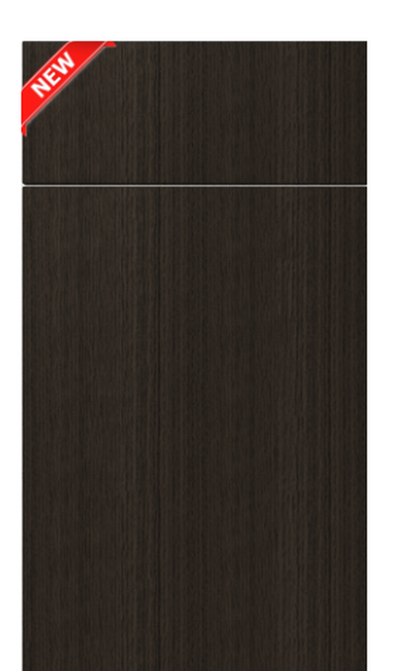Oak Shade Frameless European kitchen cabinet door finish