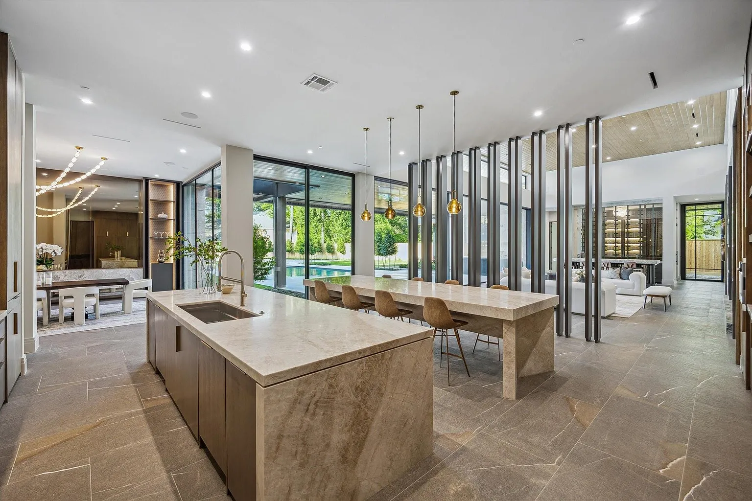 Novara kitchen with stone island