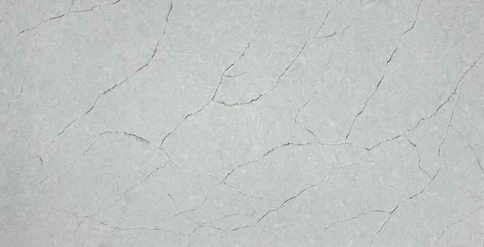 Sage Grey quartz countertop slab pattern