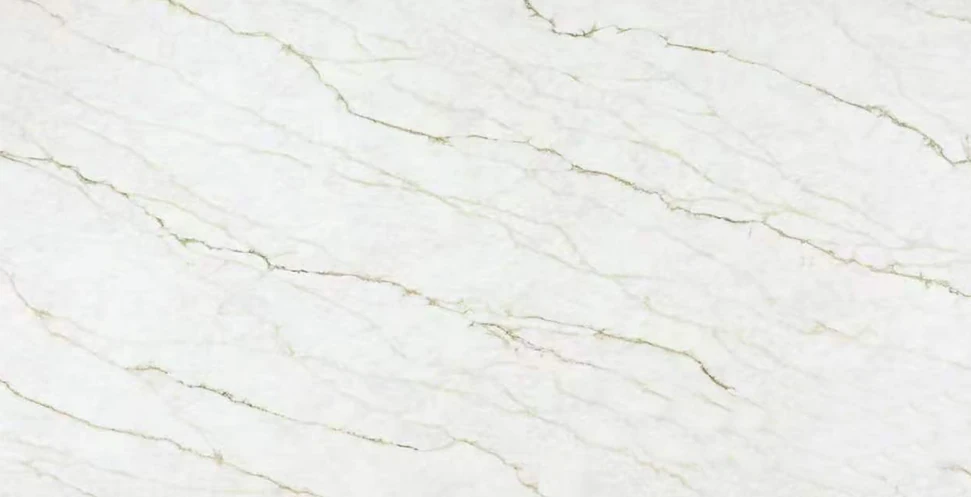 Golden Ivory quartz countertop slab pattern