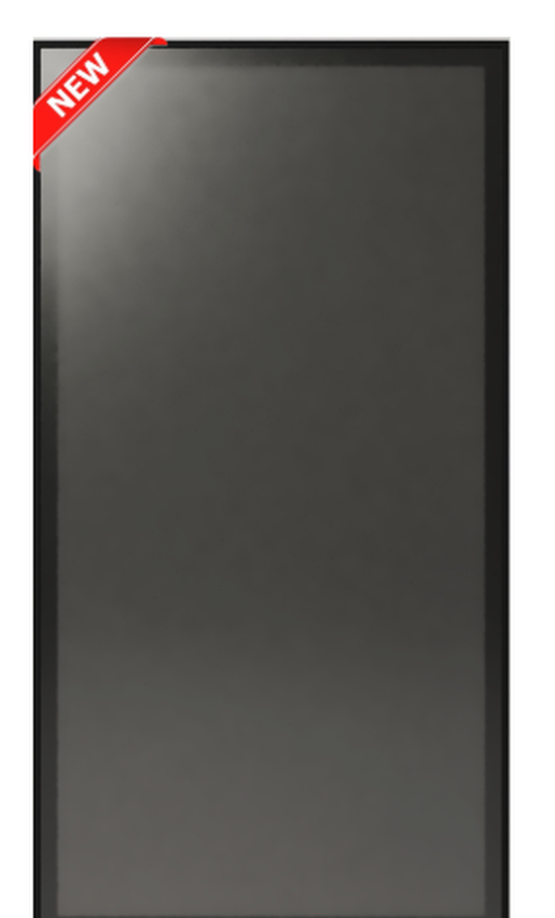 Midnight Glass Frameless European kitchen cabinet door finish