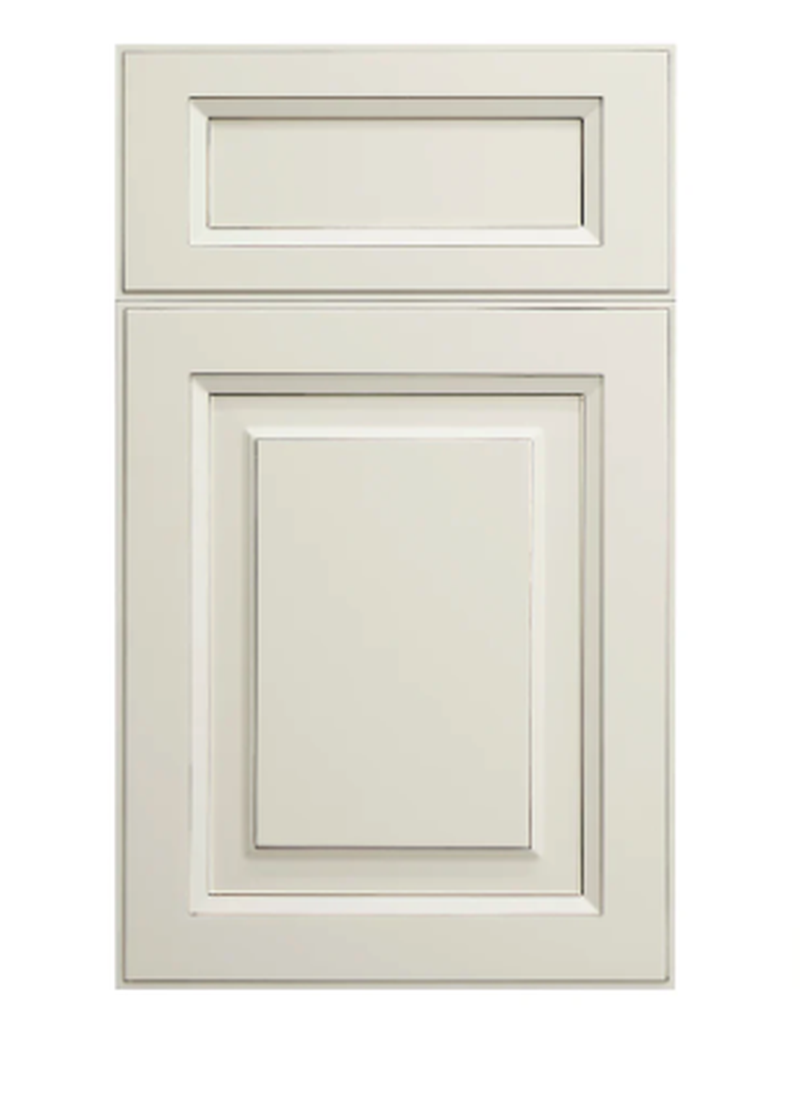 Dallas Ivory Raised Panel kitchen cabinet door finish