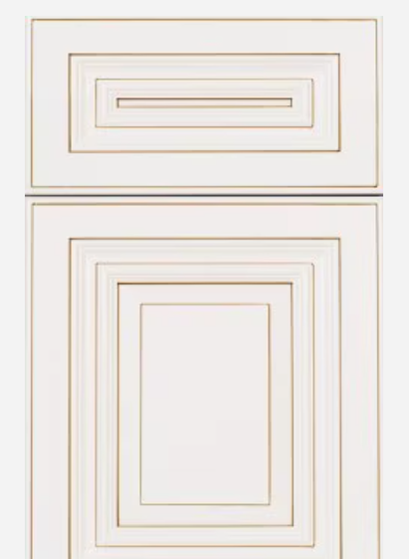 Antique White Raised Panel kitchen cabinet door finish