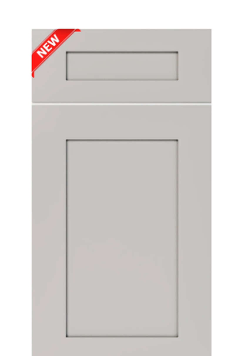 Luna Grey Shaker kitchen cabinet door finish