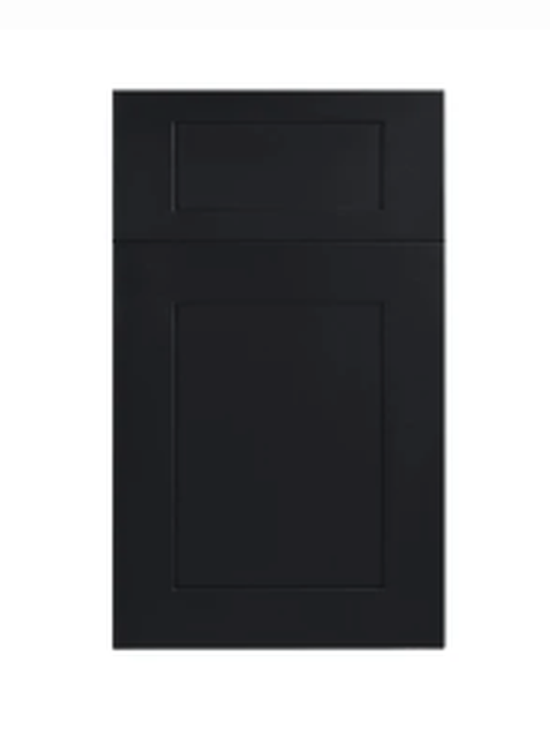 Houston Ebony Shaker kitchen cabinet door finish