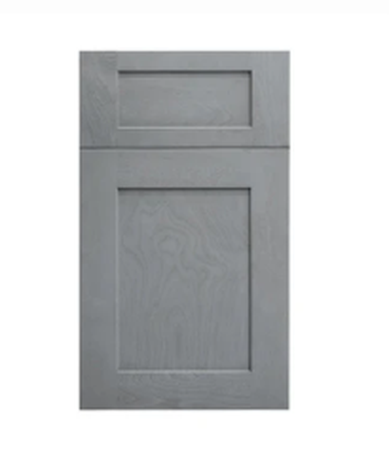 Houston Light Gray Shaker kitchen cabinet door finish