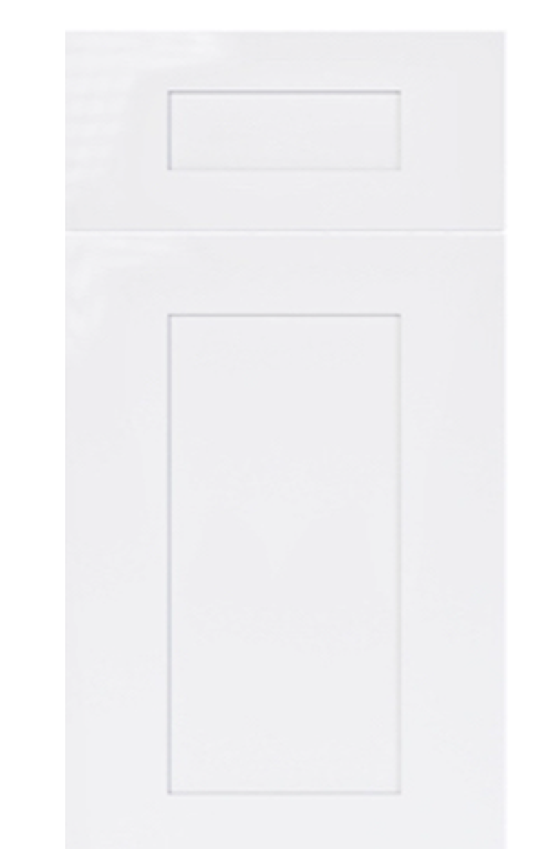 Shaker White Shaker kitchen cabinet door finish