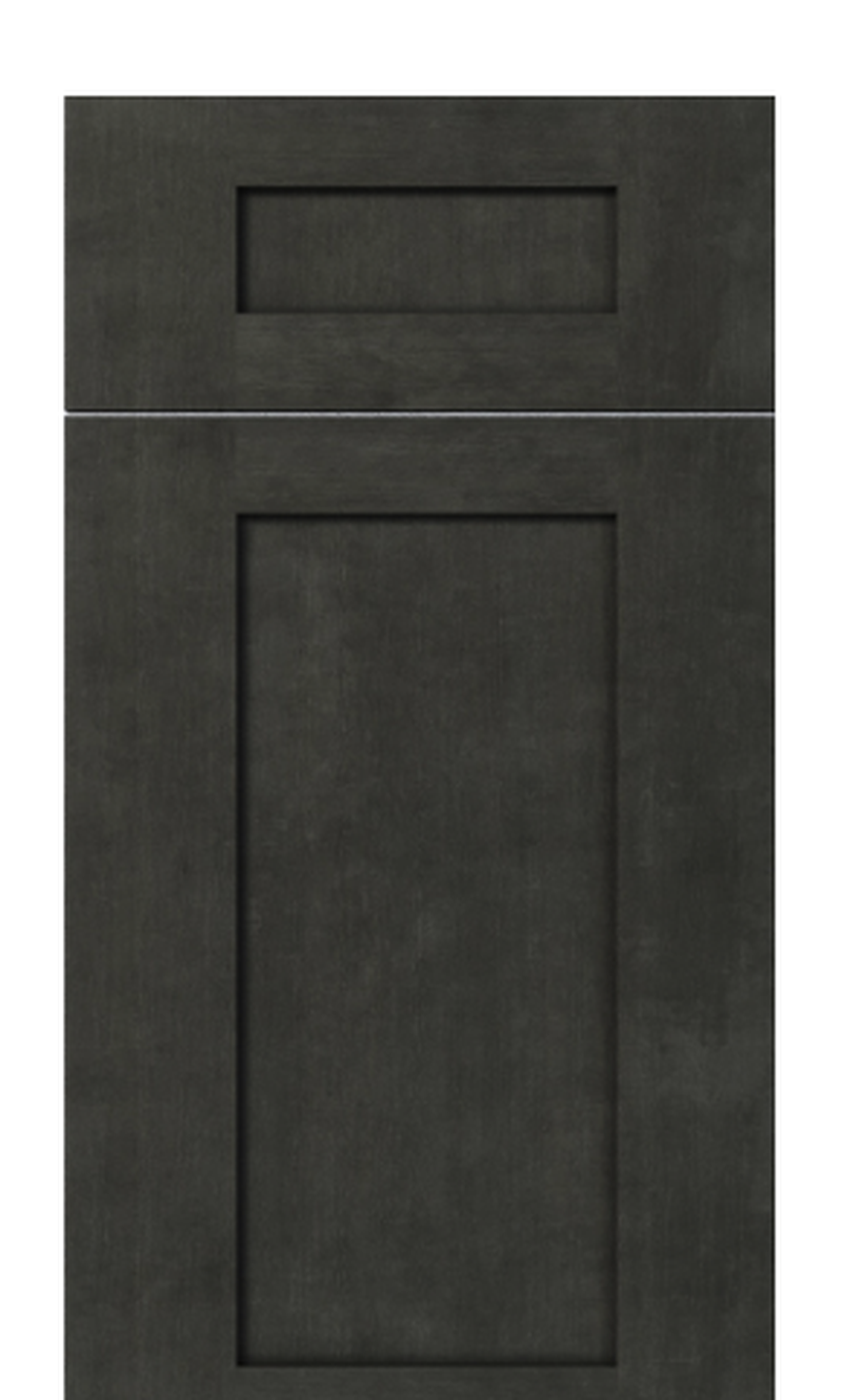 Smokey Ash Shaker kitchen cabinet door finish