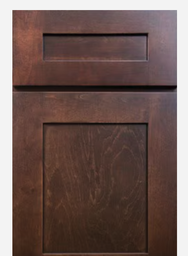 Espresso Shaker Shaker kitchen cabinet door finish