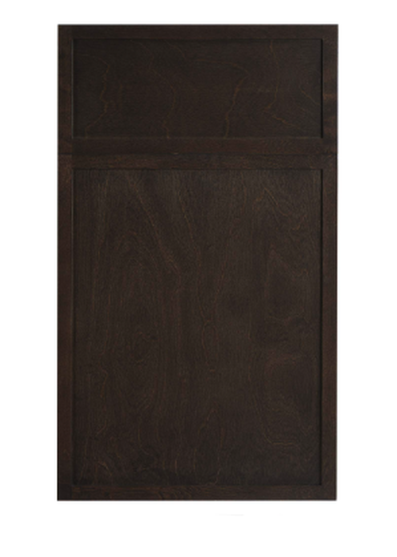 Slim Mocha Slim Shaker kitchen cabinet door finish