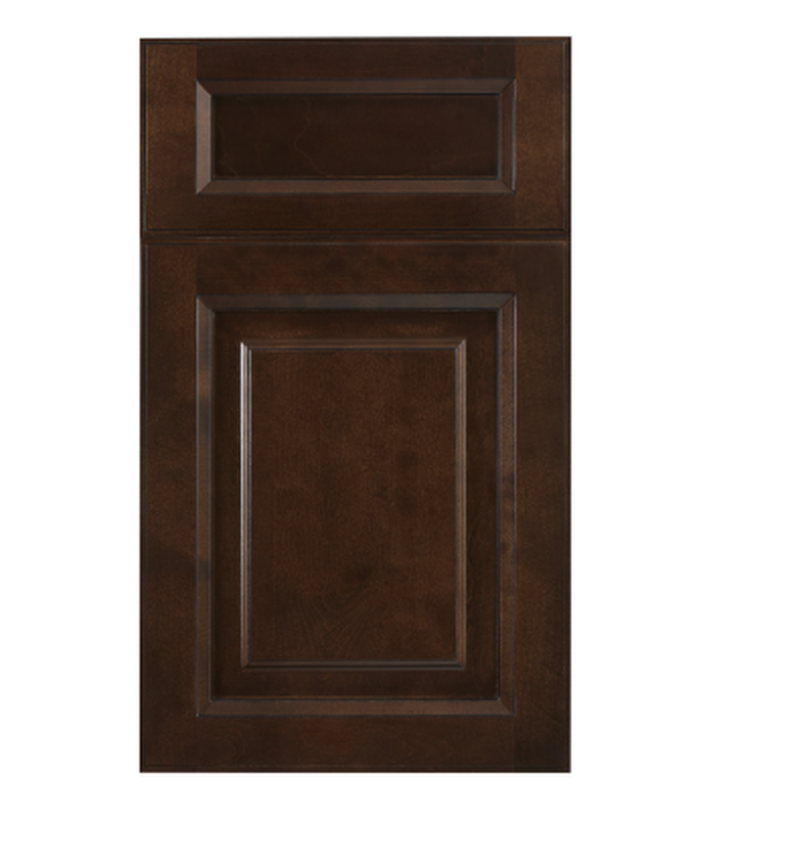 Dallas Cinnamon Raised Panel kitchen cabinet door finish